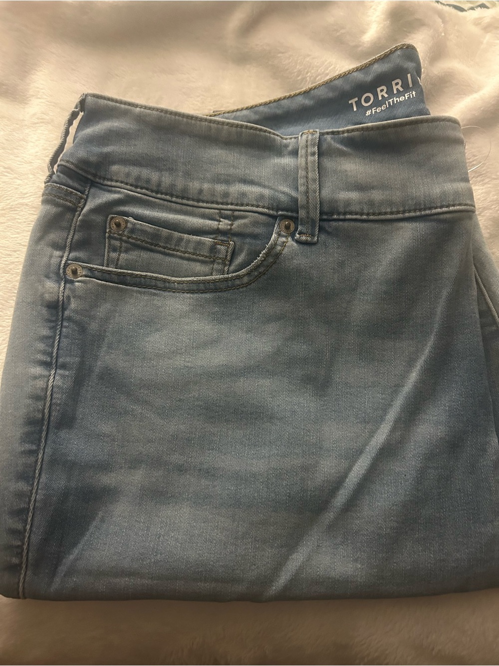 torrid Light Wash Blue Stretch Jeggings